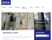 Tablet Screenshot of imcp.fr